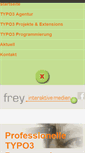 Mobile Screenshot of frey-imedien.de